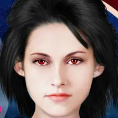 Vampire Girl Kristen Stewart logo