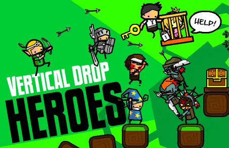 Vertical Drop Heroes logo