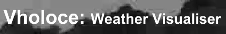 Vholoce: Weather Visualizer logo