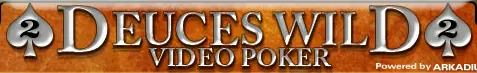 Video Poker Deuces Wild (Arkadium) logo