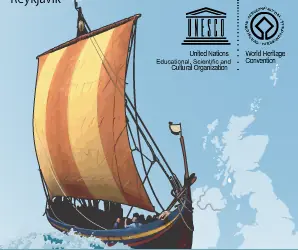 Vikingtid på verdensarvlisten logo