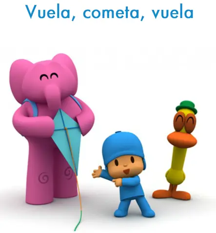 Vuela, cometa, vuela logo