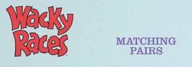 Wacky Races: Matching Pairs logo