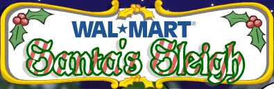 Wal-Mart: Santa's Sleigh logo