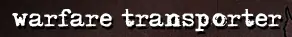 Warfare Transporter logo