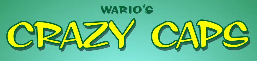 Wario's Crazy Caps logo