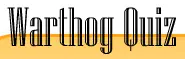 Warthog Quiz logo