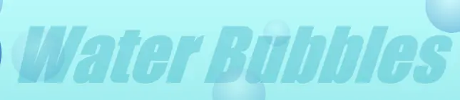 Water Bubbles logo