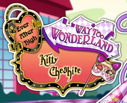 Way Too Wonderland Kitty Cheshire logo