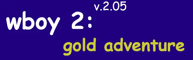 Wboy 2: Gold Adventure logo