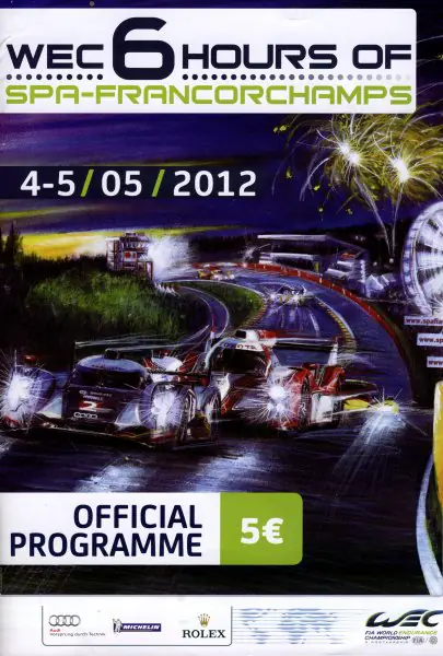 WEC 6 Hours of Spa 2012 logo