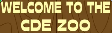 Welcome To The CDE Zoo logo