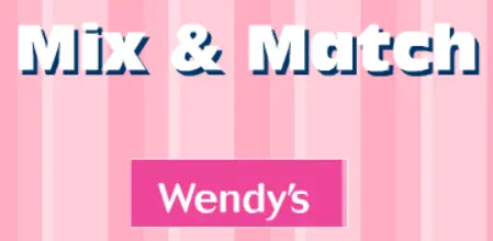 Wendy's Mix & Match logo