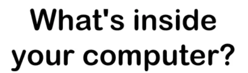 What a computer really is logo