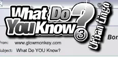What Do You Know? 3: Urban Lingo logo