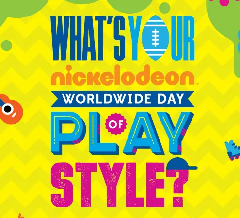 What's Your Nickelodeon Worldwide Day of Play Style? logo