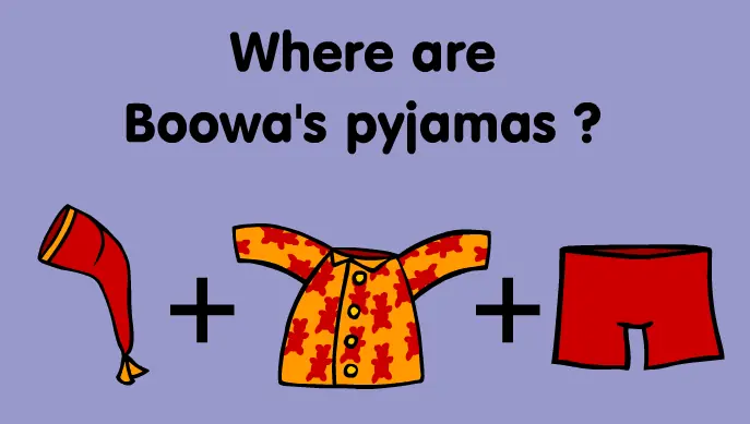 Where are Boowa's Pyjamas ? logo