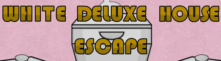 White Deluxe House Escape logo