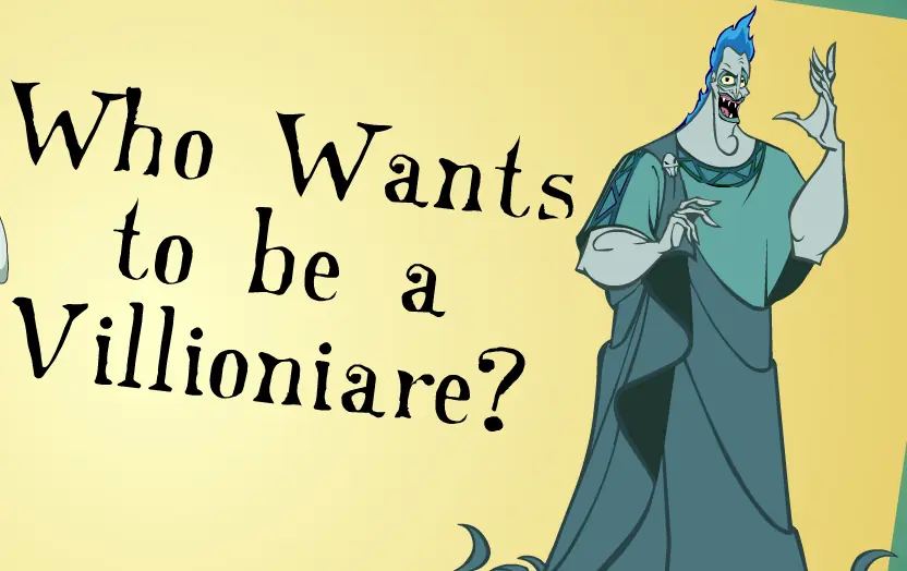 Who Wants to be a Villionaire?: Hades logo