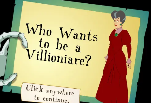 Who Wants to be a Villionaire?: Lady Tremaine logo