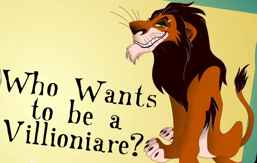 Who Wants to be a Villionaire?: Scar logo