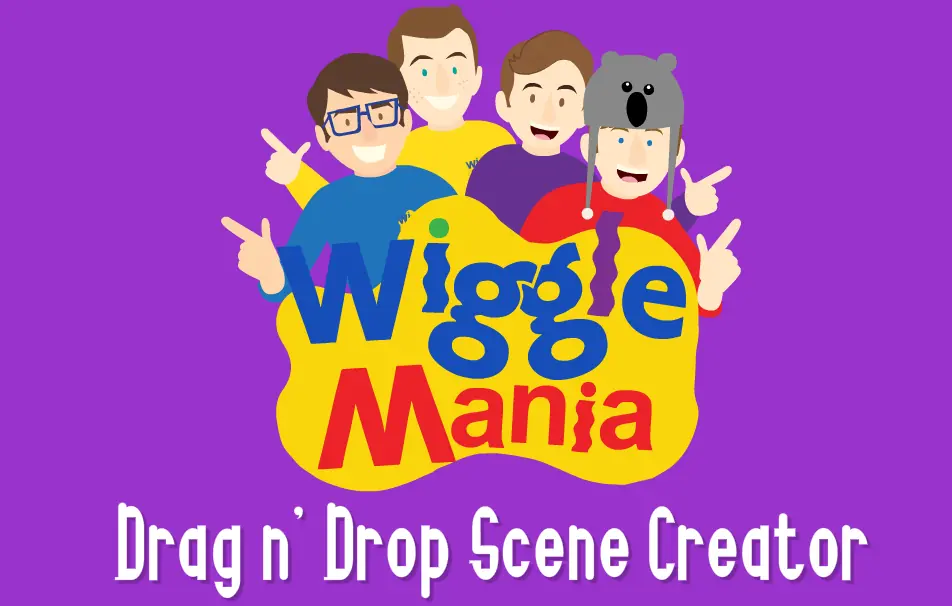 WiggleMania Drag n' Drop Scene Creator logo