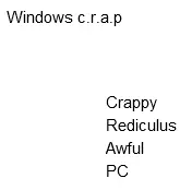 Windows CRAP logo