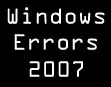 Windows Errors 2007 logo