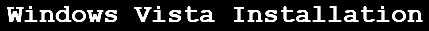 Windows Vista Installer logo