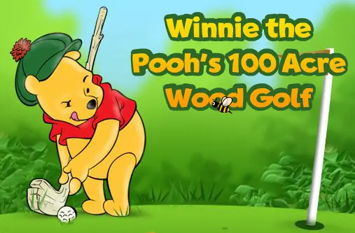 Winnie the Pooh's 100 Acre Wood Golf logo