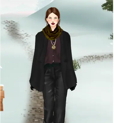 Winter Casuals Dress Up Game logo
