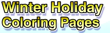 Winter Holiday Coloring Pages logo