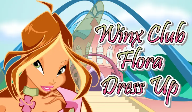 Winx Club Flora Dress Up logo