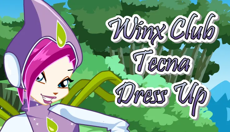 Winx Club Tecna Dress Up logo