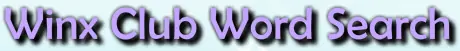 Winx Club Word Search logo