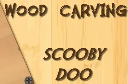 Wood Carving Scooby Doo logo