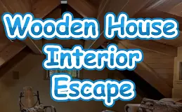 Wooden House Interior Escape logo