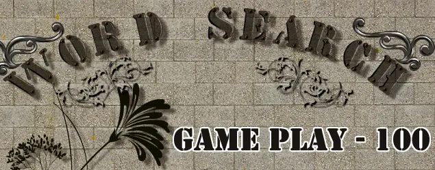 Word Search Game Play - 100 logo