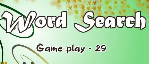 Word Search Game Play - 29 logo