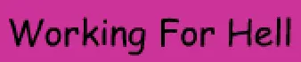 Working For Hell: el juego chafa logo