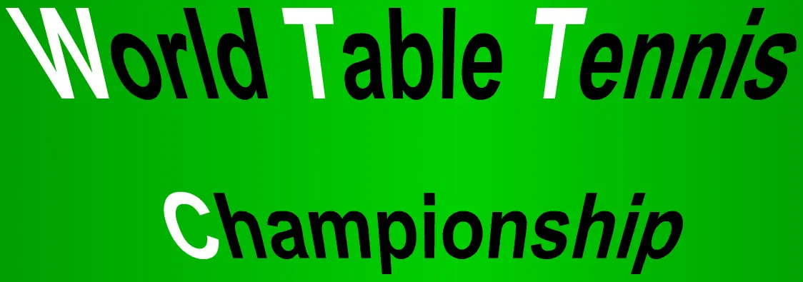 World Table Tennis Championship logo