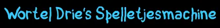 Wortel Drie's Spelletjesmachine logo