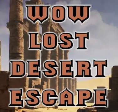 Wow Lost Desert Escape logo