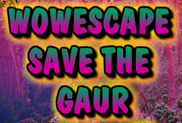 WowEscape Save The Gaur logo