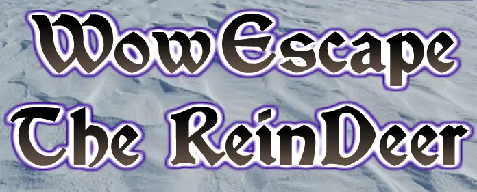 Wowescape the Reindeer logo