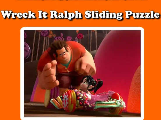 Wreck It Ralph Sliding Puzzle logo