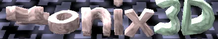 Xonix 3D logo