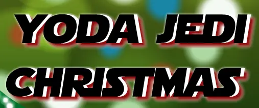 Yoda Jedi Christmas logo