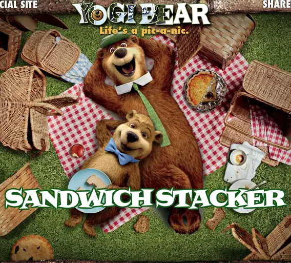 Yogi Bear: Sandwich Stacker logo