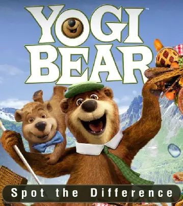 Yogi Bear - Spot the Difference logo